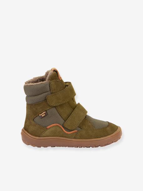 Barefoot TEX WINTER FRODDO children's winter boots black+bordeaux red+denim blue+lilac+night blue+olive+slate grey+violet 