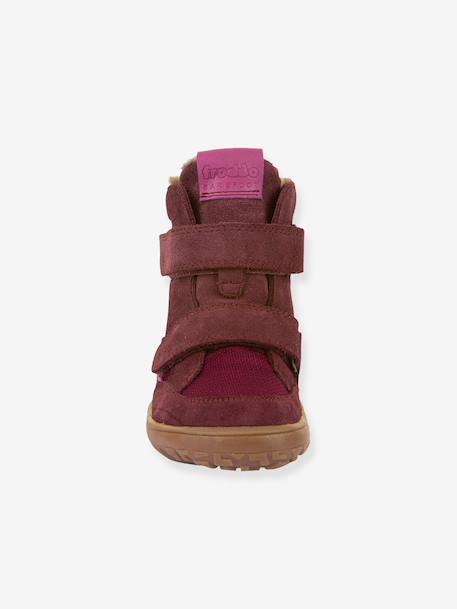 Barefoot TEX WINTER FRODDO children's winter boots black+bordeaux red+denim blue+lilac+night blue+olive+slate grey+violet 