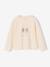 Long-sleeved T-shirt for girls ecru 