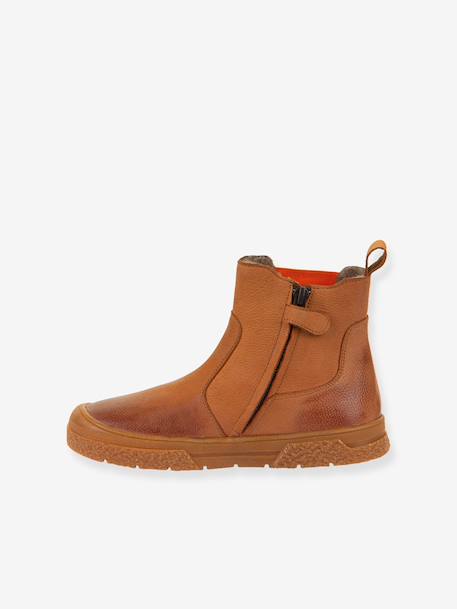 Children's PULSE TEX CHELYS WOOL FRODDO boots black+caramel+night blue 