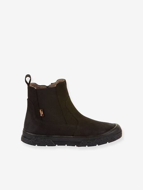 Children's PULSE TEX CHELYS WOOL FRODDO boots black+caramel+night blue 