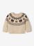 Knitwear jumper for baby boys marl beige 