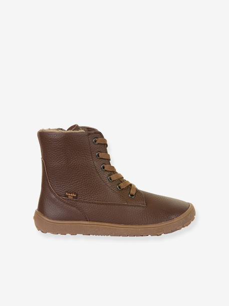 Barefoot TEX LACES FRODDO children's boots brown 
