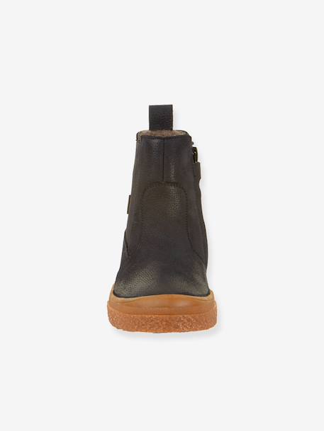Children's PULSE TEX CHELYS WOOL FRODDO boots black+caramel+night blue 
