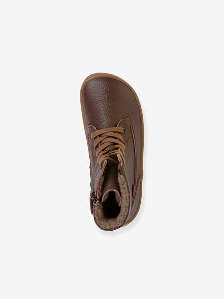 Barefoot TEX LACES FRODDO children's boots brown 