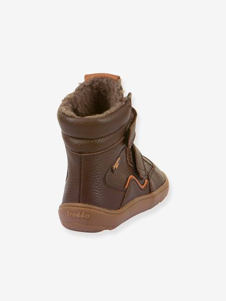 Children's barefoot winter shoes BAREFOOT TEX WINTER Froddo bordeaux red+brown+golden pink+night blue+petrol blue 