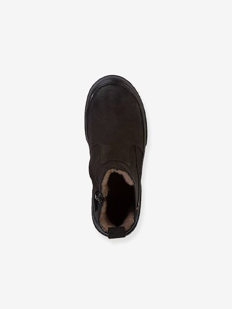 Children's PULSE TEX CHELYS WOOL FRODDO boots black+caramel+night blue 