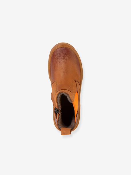 Children's PULSE TEX CHELYS WOOL FRODDO boots black+caramel+night blue 