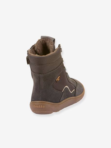 Barefoot boots for girls BAREFOOT TEX WOOL GROW Froddo slate grey 