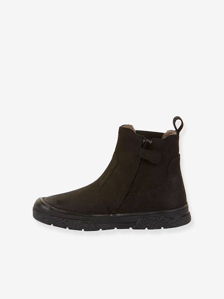 Children's PULSE TEX CHELYS WOOL FRODDO boots black+caramel+night blue 