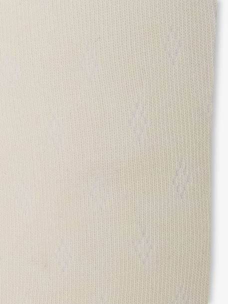Pack of 2 tights for baby girls ecru 
