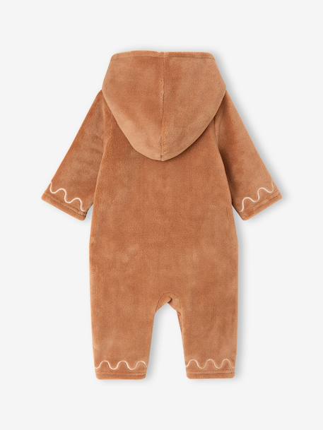 Newborn all-in-one sleepsuit beige 