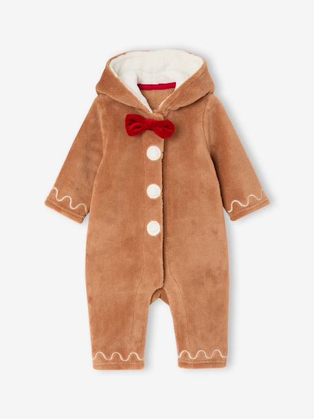 Newborn all-in-one sleepsuit beige 