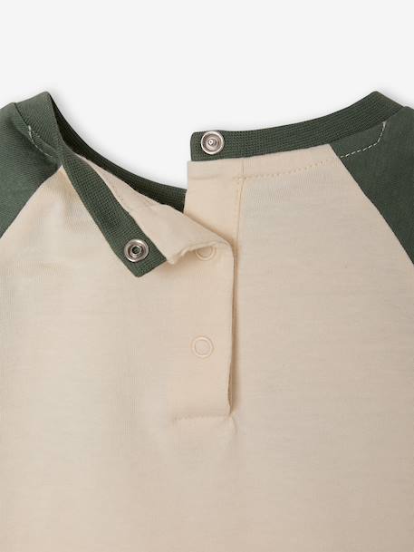 Long-sleeved T-shirt for baby boys vanilla 