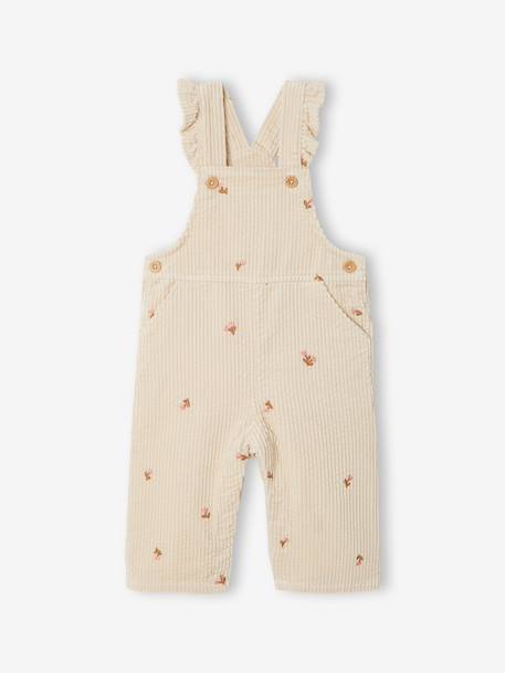 Dungarees for baby girls vanilla 