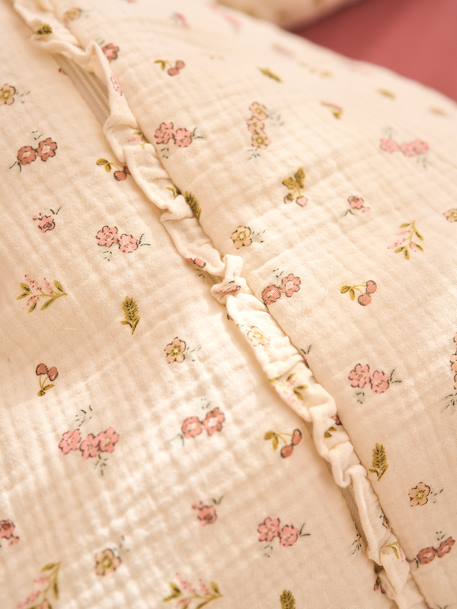 Cocotte cotton muslin baby sleep bag ecru 