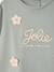 Long-sleeved T-shirt for baby girls crystal blue 