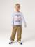 Cargo trousers for boys denim blue+olive 
