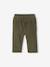 Corduroy trousers for baby boys khaki+navy blue 