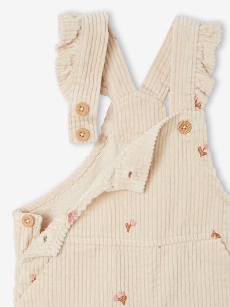 Dungarees for baby girls vanilla 