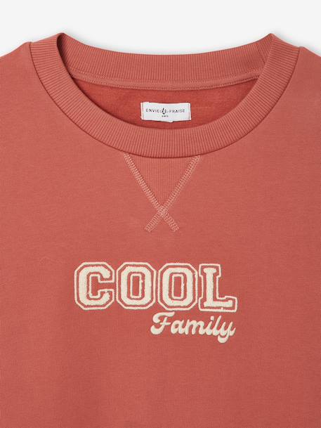 Men’s long-sleeved sweatshirt Family Capsule terracotta 