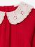 Jumpsuit and tights set for baby girls red 