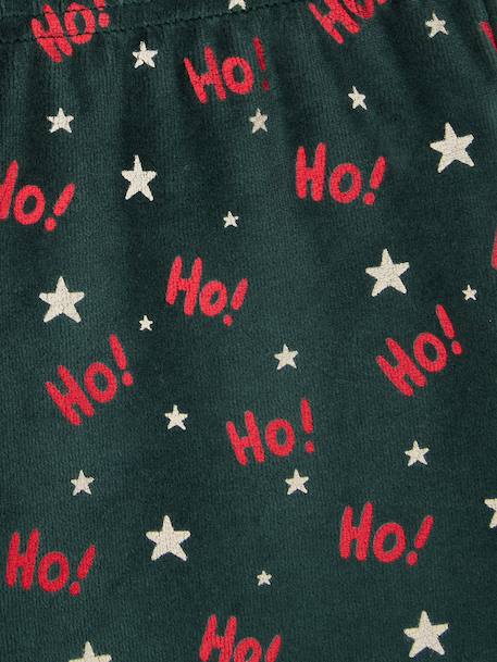 Velour pyjamas for boys fir green 