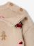 Knitted jumper and trousers set for baby boys marl beige 