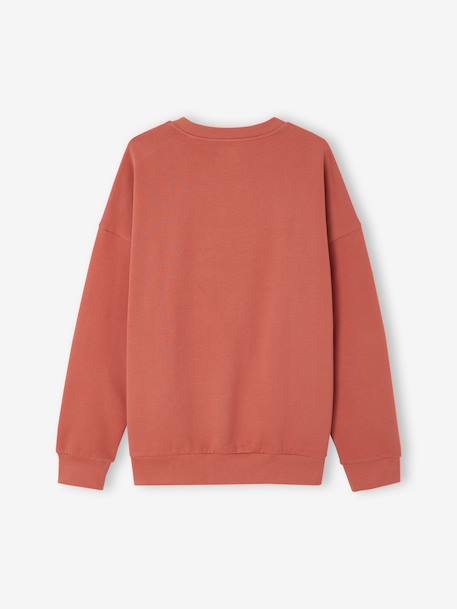 Men’s long-sleeved sweatshirt Family Capsule terracotta 