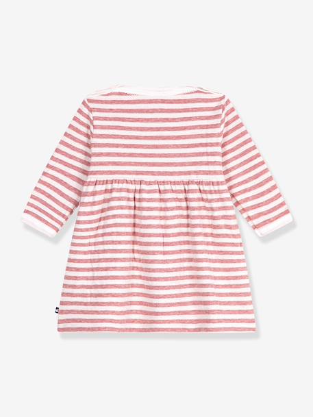 Long-sleeved dress PETIT BATEAU light pink 