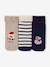 Pack of 5 socks for baby boys navy blue 