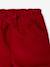 Baby girls' sweatshirt, shorts and tights set red 