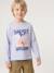 Long-sleeved T-shirt for boys light blue 