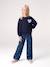Embroidered Susan wide-leg jeans for girls bleached denim+deep blue+denim blue+medium blue 