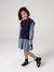 2-in-1 Dress for Girls navy blue 