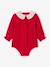Jumpsuit and tights set for baby girls red 