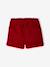 Baby girls' sweatshirt, shorts and tights set red 