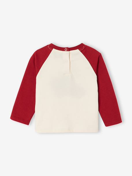 Long-sleeved T-shirt for baby boys red 