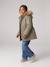 3-in-1 Parka with Hood for Girls black+GREEN DARK SOLID+khaki+PURPLE MEDIUM SOLID+sage 