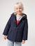 3-in-1 detachable parka for girls blush+navy blue 