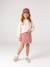 Short denim skirt for girls sweet pink 