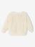 Sherpa sweatshirt for baby girls vanilla 