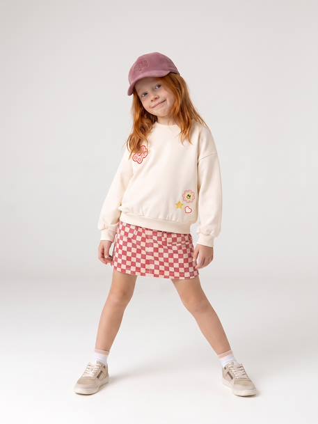 The Sweatshirt for girls ecru 