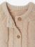 Cable knit cardigan for baby boys marl beige 