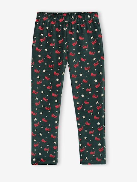 Velour pyjamas for boys fir green 