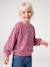 Sequinned Sweatshirt for Girls mauve+turquoise 