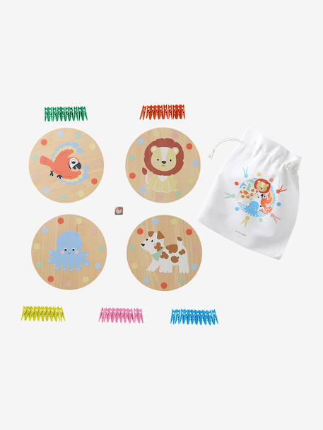 FSC100® wooden coloured peg game wood 