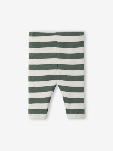 Knitted jumper and trousers set for baby boys marl beige 