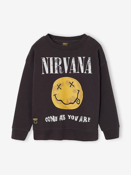 Nirvana sweatshirt for boys anthracite 