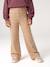 Wide-Leg Fleece Leggings for Girls navy blue+vanilla 
